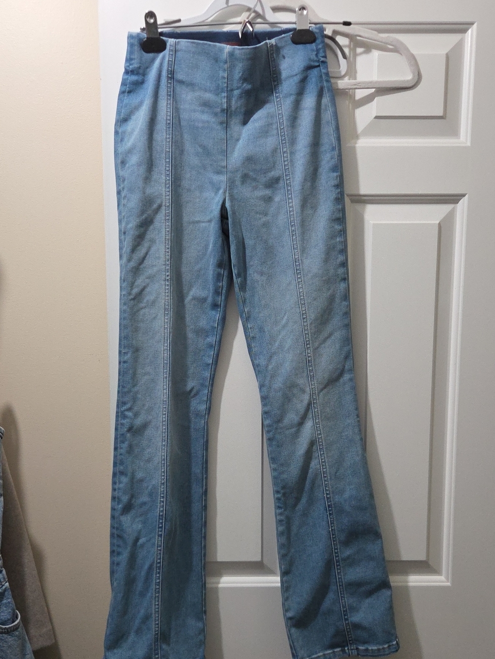 Lee Light Blue Women's High-Rise Flare Jeans